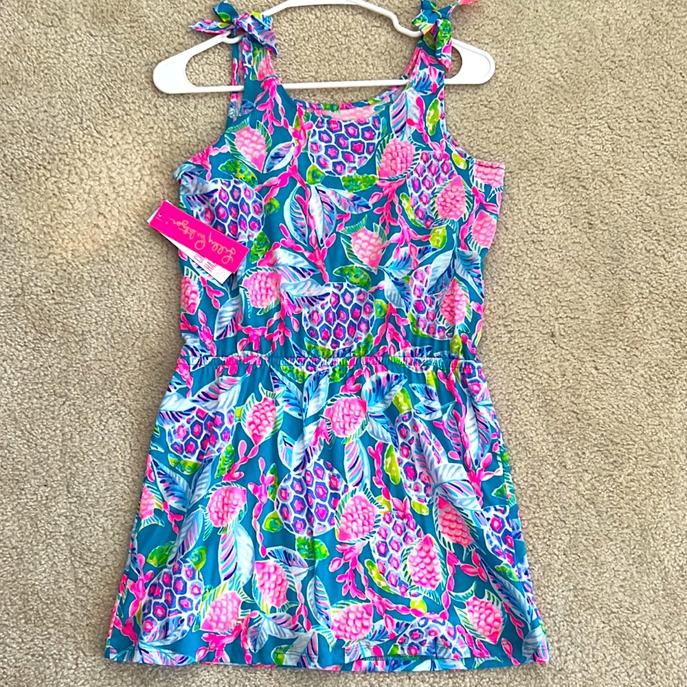 Lilly Pulitzer girls romper. NWT size XL size 12-14